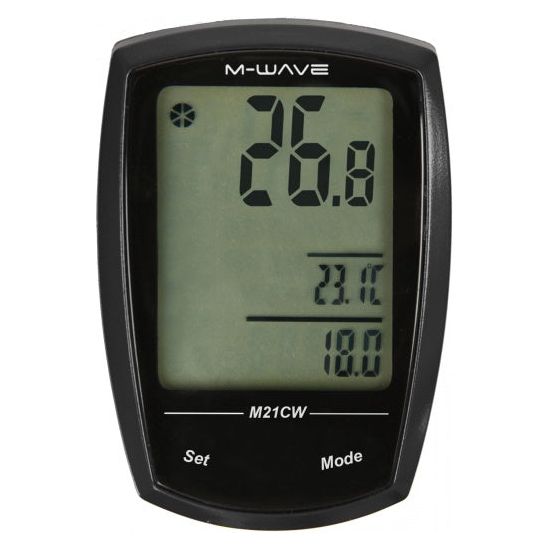 Load image into Gallery viewer, M-Wave Fietscomputer M21W touch draadloos zwart