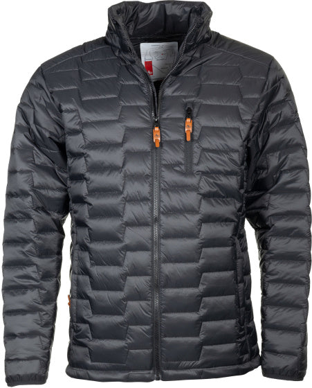 Load image into Gallery viewer, Maupiti Murdock II fashion padded jack heren donkergrijs maat L