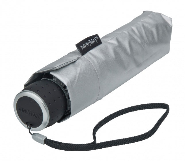 Load image into Gallery viewer, Minimax Opvouwbare Paraplu met Handopening Ø 100 cm Zilver
