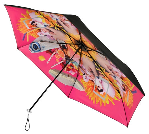 Load image into Gallery viewer, Minimax Paraplu UPF50+ 92 cm polyester zwart roze