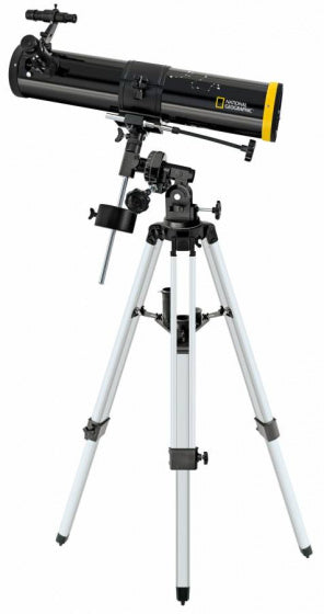 Load image into Gallery viewer, National geographic Spiegeltelescoop 76 700 EQ zwart grijs