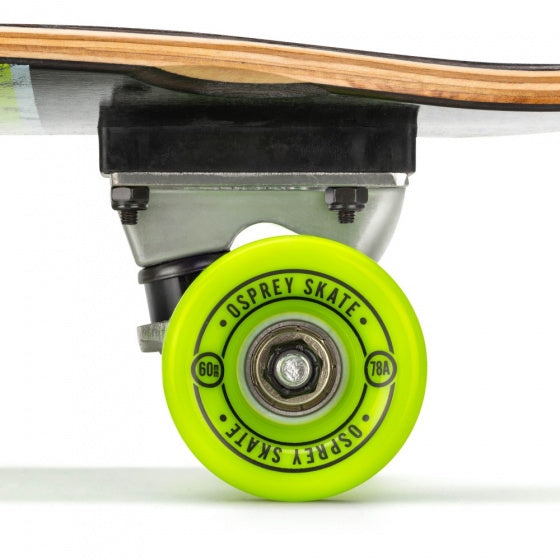 Load image into Gallery viewer, Osprey Skateboard Overturn Cruiser 70 cm hout aluminium zwart