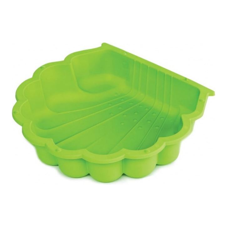 Load image into Gallery viewer, zandbak met deksel Schelp 87 x 78 x 18 cm groen