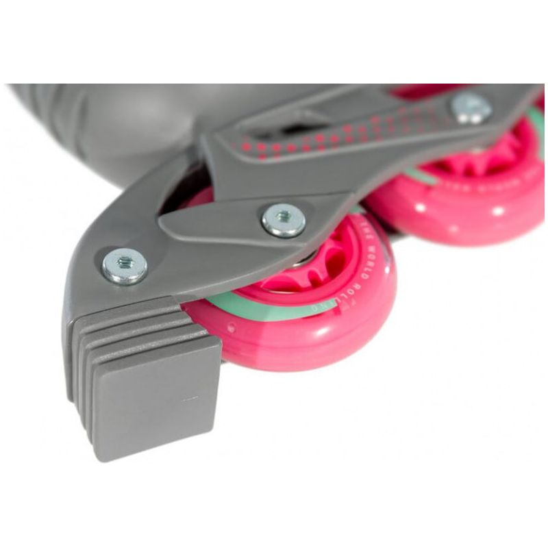 Load image into Gallery viewer, Playlife Inline skates Riddler hardboot 82A grijs maat 27-30