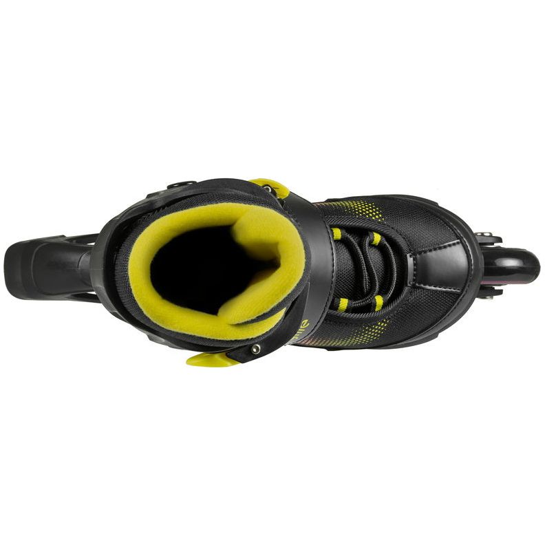 Load image into Gallery viewer, Playlife Inline skates Joker hardboot 82A zwart geel maat 37-40