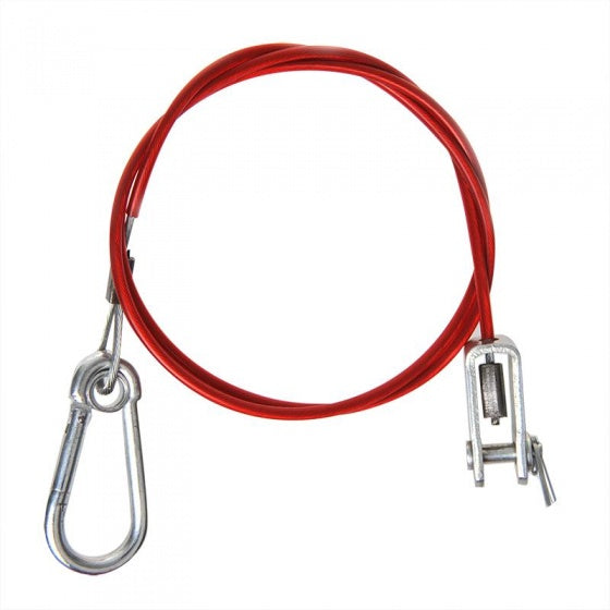 Load image into Gallery viewer, Proplus Breekkabel voor oplooprem 100 cm rood met gaffel