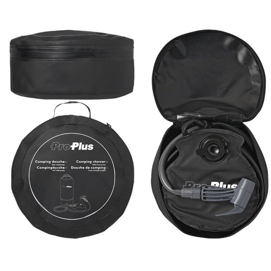 Load image into Gallery viewer, Proplus Campingdouche met voetpomp 11 liter zwart