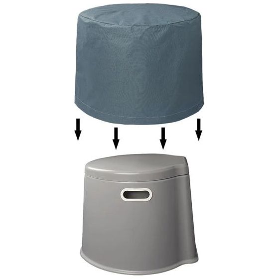 Load image into Gallery viewer, Proplus Hoes voor draagbaar toilet donkergrijs