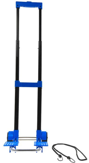 Load image into Gallery viewer, Proplus Inklapbare bagagetrolley 30 kg staal zwart blauw