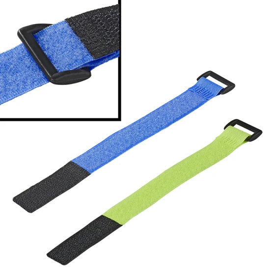 Load image into Gallery viewer, Proplus Kabelbinders klittenband 8 stuks blauw groen