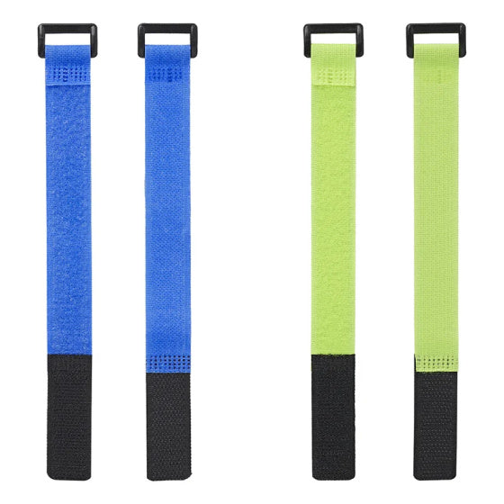 Load image into Gallery viewer, Proplus Kabelbinders klittenband 8 stuks blauw groen
