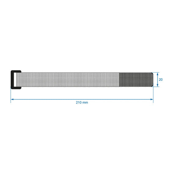 Load image into Gallery viewer, Proplus Kabelbinders klittenband 8 stuks blauw groen