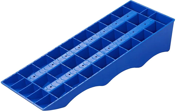 Load image into Gallery viewer, Proplus Oprijblokken met 3 niveaus: 4,7 en 10 cm blauw 2 stuks