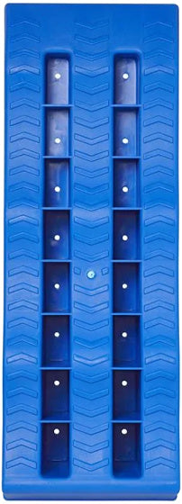 Load image into Gallery viewer, Proplus Oprijblokken met 3 niveaus: 4,7 en 10 cm blauw 2 stuks