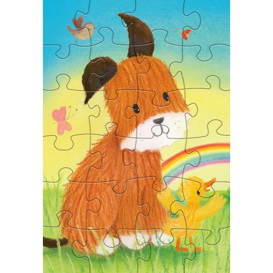 Load image into Gallery viewer, Rebo Productions Hond Eendje legpuzzel junior 24 24 stukjes