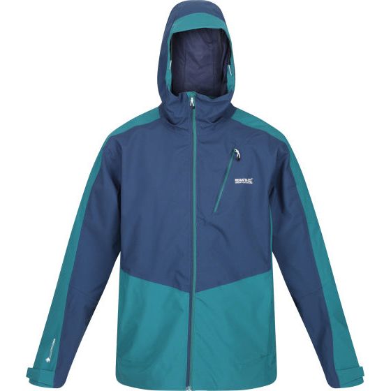 Load image into Gallery viewer, Regatta Highton II outdoorjack heren marineblauw turquoise maat XL