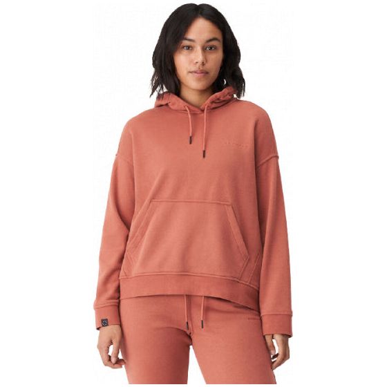Load image into Gallery viewer, Röhnisch Hoodie Essential dames biologisch katoen oudroze mt XS