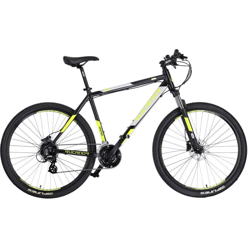 Afbeelding laden in galerijviewer, Rucanor Lux 27.5 Inch 46 cm Heren 24V Hydraulische schijfrem Zwart Geel