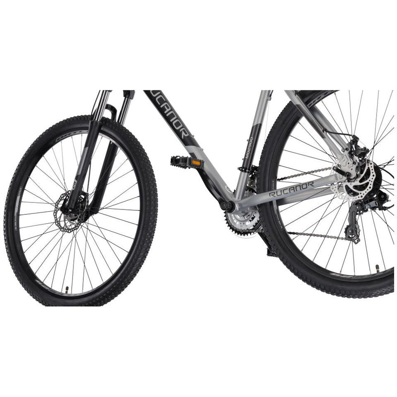 Load image into Gallery viewer, Rucanor Lux 29 Inch 53 cm Heren 21V Mechanische schijfrem Zilver Zwart