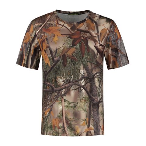 Load image into Gallery viewer, Stealth gear t-shirt korte mouw camo bosprint maat s