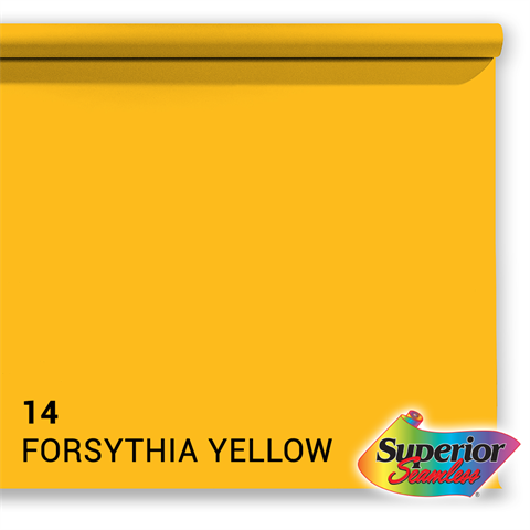Load image into Gallery viewer, Superior achtergrondpapier 14 forsythia yellow 1,35 x 11m