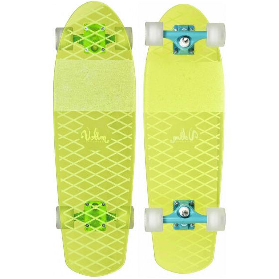 Load image into Gallery viewer, Volten Longboard Neon Clear Yellow 68,5 cm acryl geel