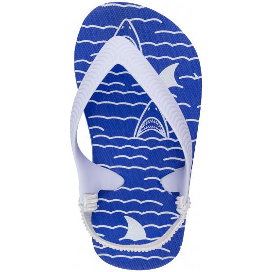 Load image into Gallery viewer, Waimea Teenslippers Acapulco junior PVC blauw wit maat 25
