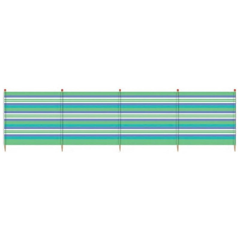 Load image into Gallery viewer, Yello Windscherm 10 palen 120 x 610 cm groen blauw