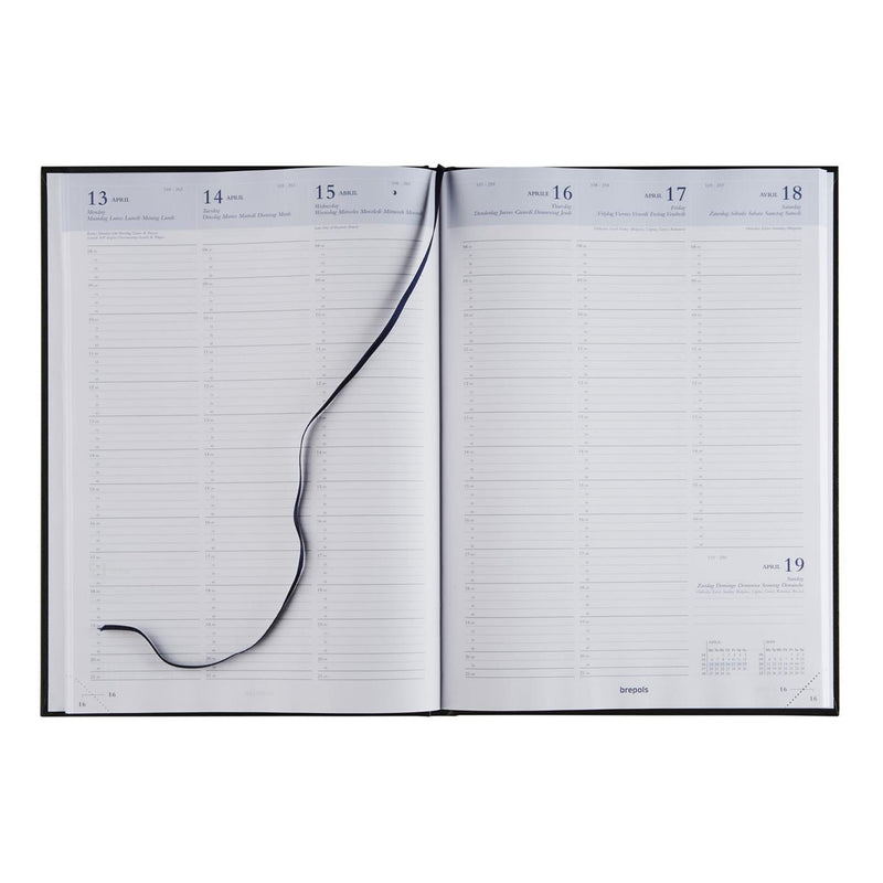 Load image into Gallery viewer, Brepols agenda omega week 2026 lima zwart
