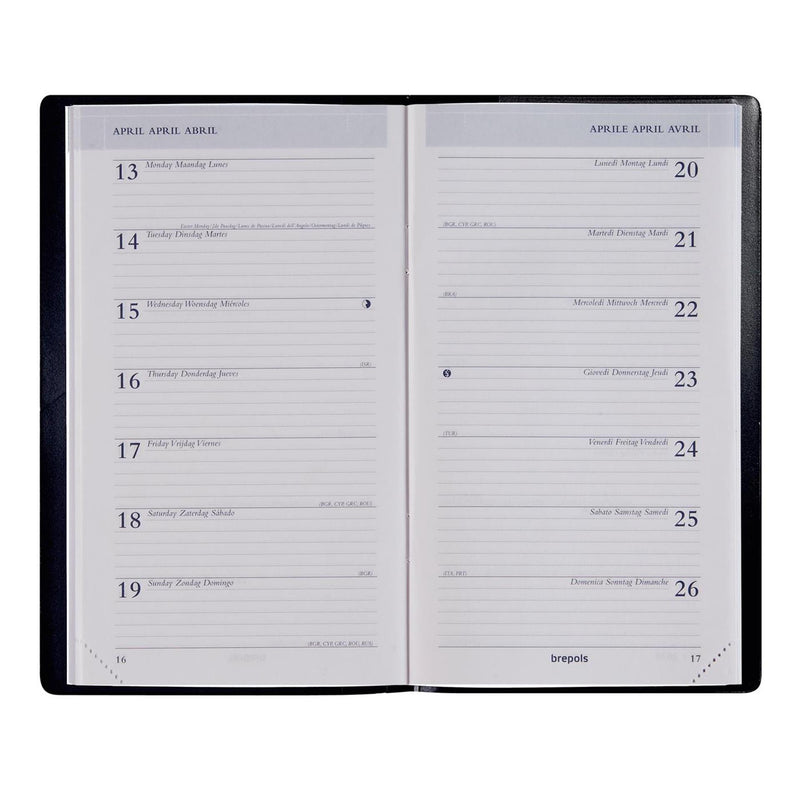 Load image into Gallery viewer, Brepols agenda breplan genova zwart 2026
