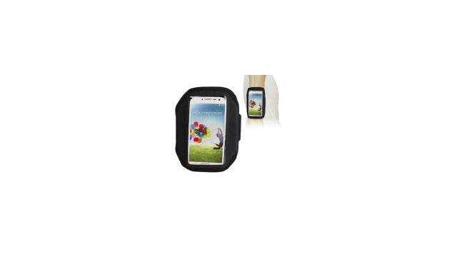 No Name Sport Armband Zwart voor Galaxy S4