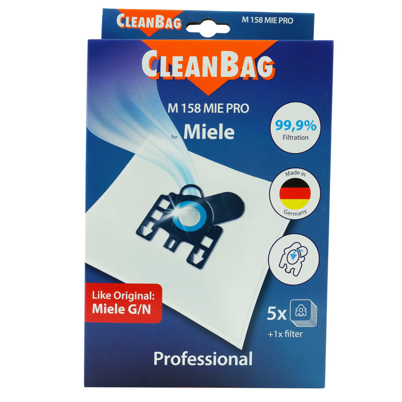 Load image into Gallery viewer, Scanpart cleanbag stofzak m 158 mie pro miele 5 stuks
