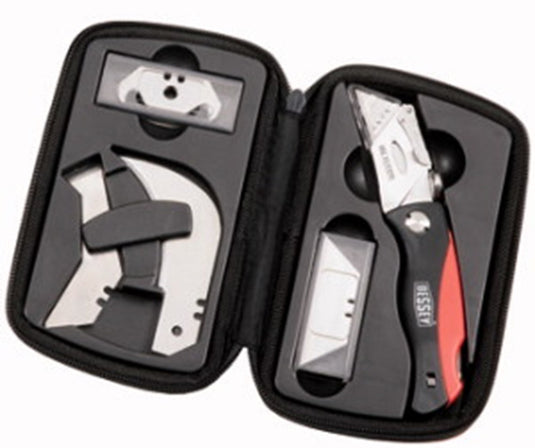 Erdi set universeelmessen | 25-delig opklapbaar | met nylon etui | 1 stuk - dbkph-set - dbkph-set