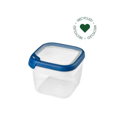 Curver grand chef vershoudbak vierkant 1.8l transparant donkerblauw