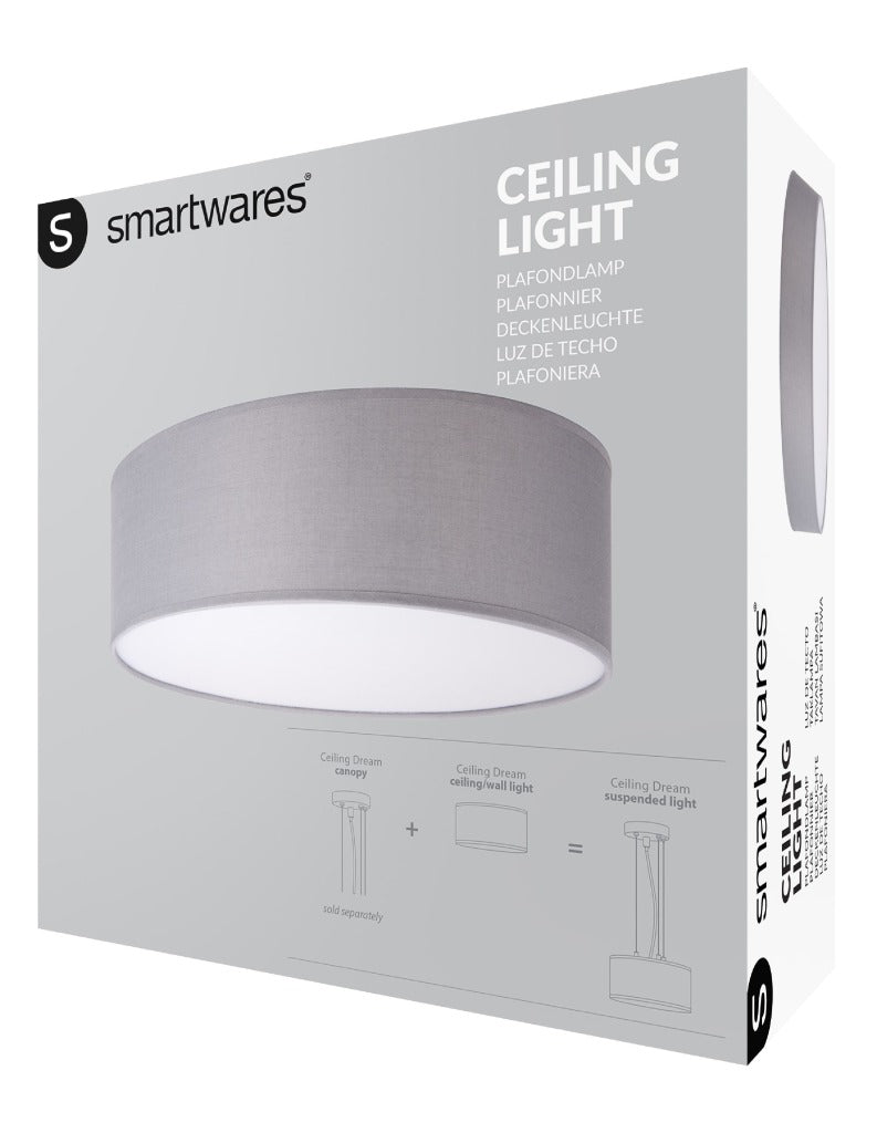 Load image into Gallery viewer, Ranex ra-1000465 mia led plafond lamp 30cm grijs
