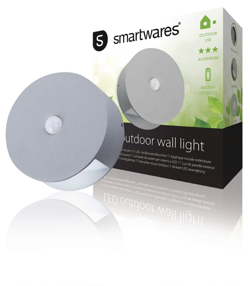 Load image into Gallery viewer, Ranex ra-1004236 led wandlamp voor buiten met sensor 0.5 w 60 lm grijs
