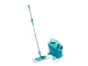 Leifheit clean twist m vloerwisser ergo set klittenband mobiel - compleet systeem met wieltjes
