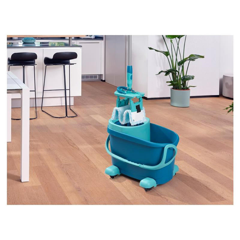 Load image into Gallery viewer, Leifheit clean twist m vloerwisser ergo set klittenband mobiel - compleet systeem met wieltjes
