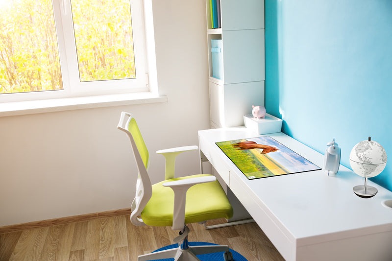 Load image into Gallery viewer, Kangaro k-0014d117 buro-onderlegger pp 38x58cm paard
