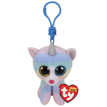 Ty beanie boo #039;s clip knuffel kat heather