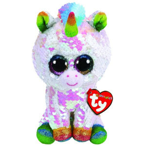 TY TY Flippables Knuffel Eenhoorn Pixy 15 cm