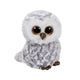 Ty beanie boo ty beanie pluche uil - knuffel vogel - wit - 15 cm - bosdieren knuffel