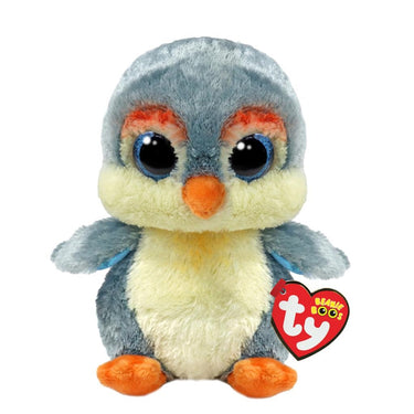 Ty beanie boo's knuffel pinguin fisher - 15 cm