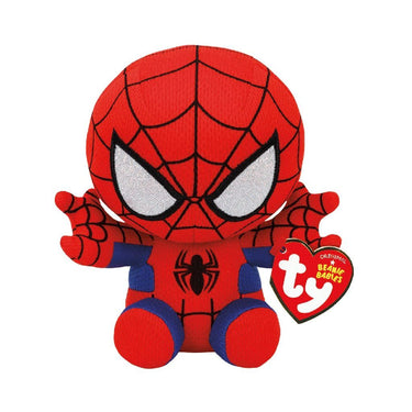 Ty beanie babies marvel knuffel spiderman 15 cm