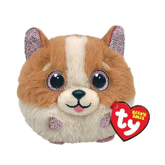 Ty beanie balls knuffel hond tanner 10 cm
