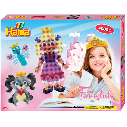 Hama strijkkralen fairytale 4000 stuks