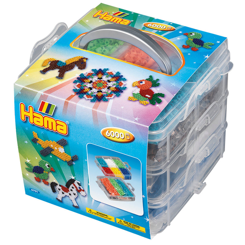 Load image into Gallery viewer, Hama strijkkralen opbergbox inclusief 6000 kralen
