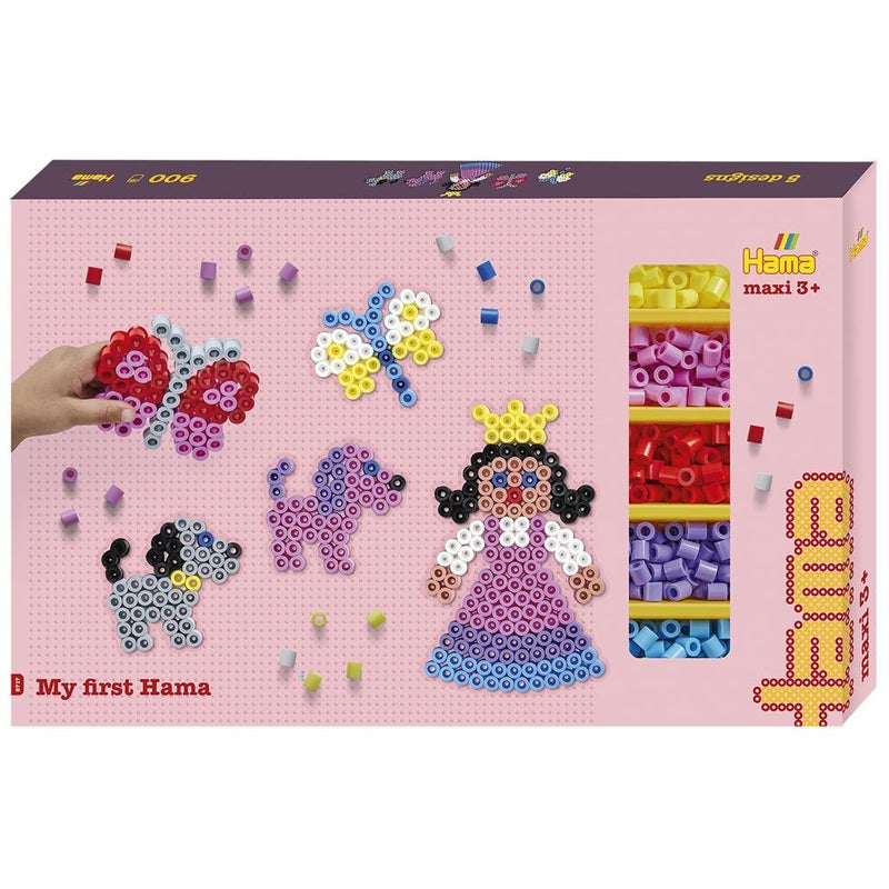 Load image into Gallery viewer, Hama strijkkralen maxi my first hama 900-delig
