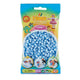 Hama strijkkralen ijsblauw pastel – 1000 stuks