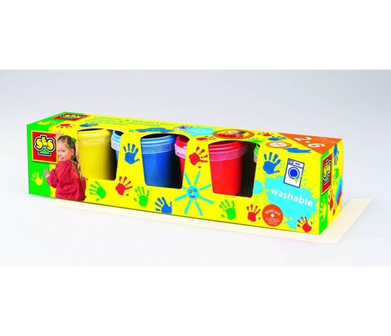 Load image into Gallery viewer, Ses vingerverf 4 kleuren a 150ml
